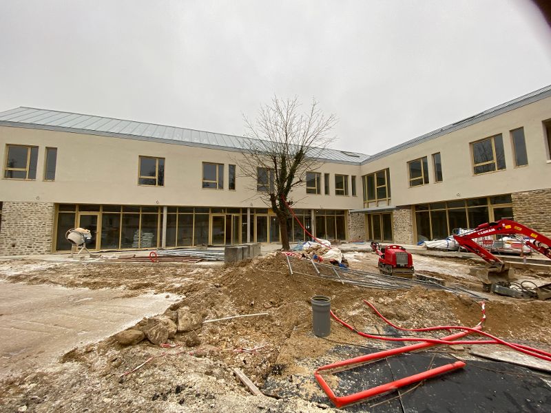 Vieux Logis transformé en médiathèque Thomery